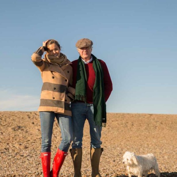 Rag & Bone New York Skye Stripe Camel Peacoat Jacket ( 00 / XS ) - Picture 4 of 12